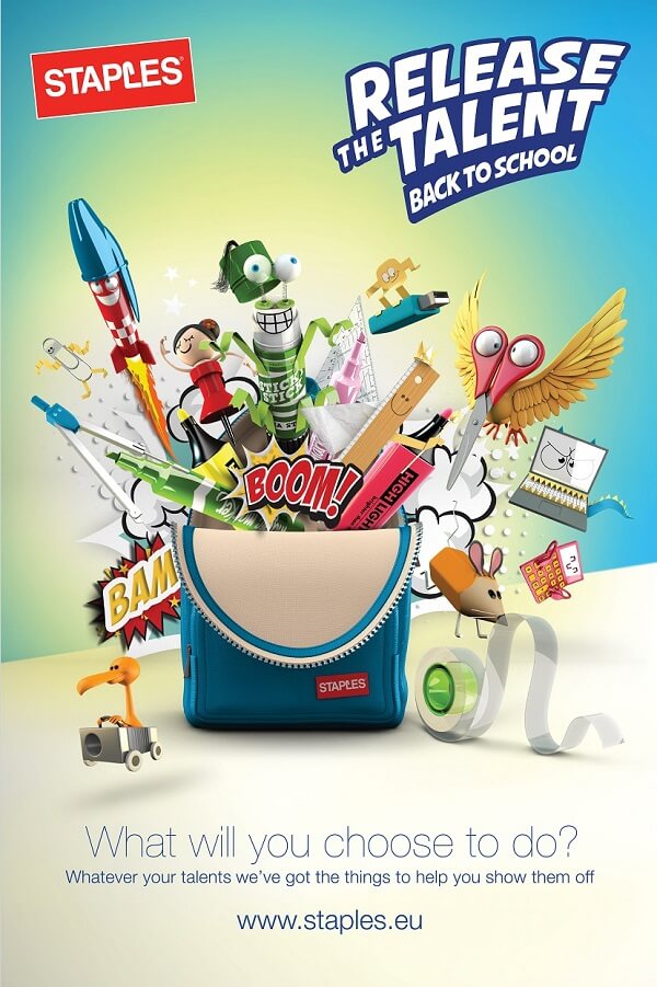 Staples Back To School poster Staples Back to School poster