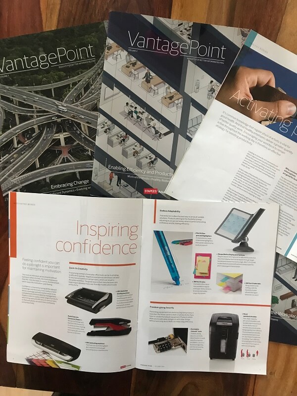 Staples Vantage Point magazine